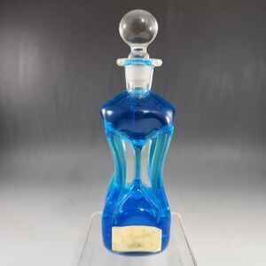 7" Kluk Kluk PERFUME Bottle Joseph Bang Holmegaard Pinched Vintage Label Sweden